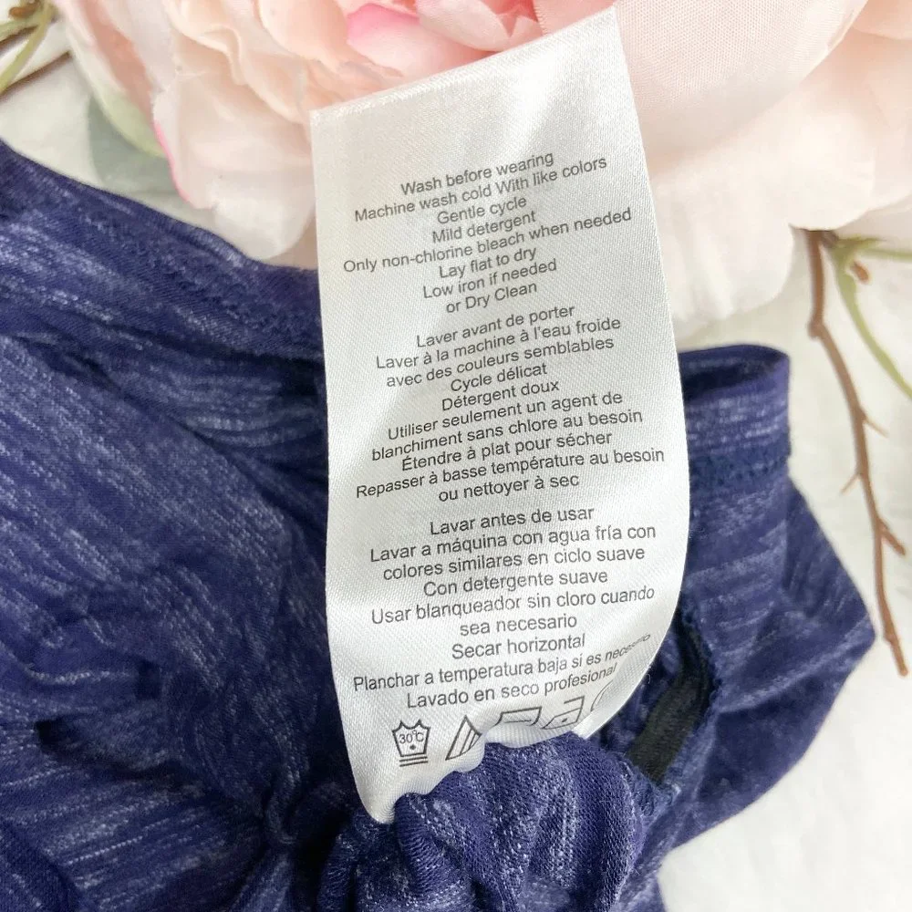Motherhood Maternity Long Sleeve T-Shirt Blue Extra Small - Picture 7 of 7